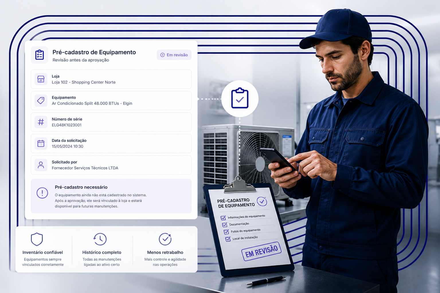 Controle do inventário antes de virar manutenção